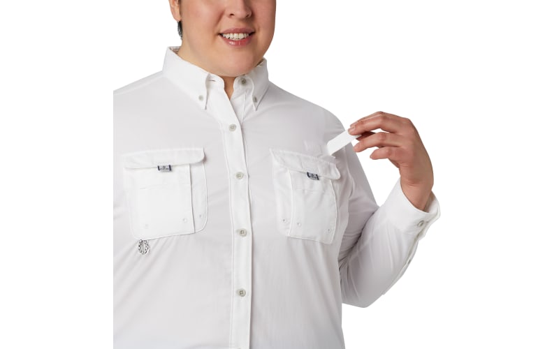 Columbia PFG, Super Bonehead Vented S/s Fishing Shirt, Black/White