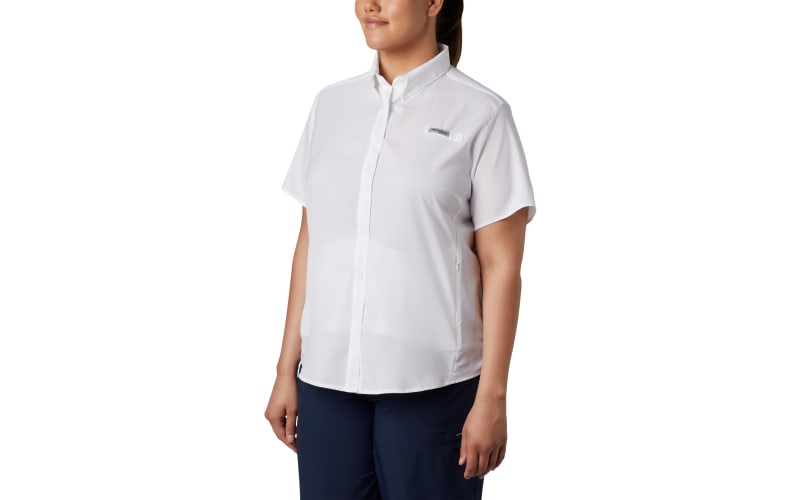 Columbia Tamiami Polo Shirt - White - Size: M