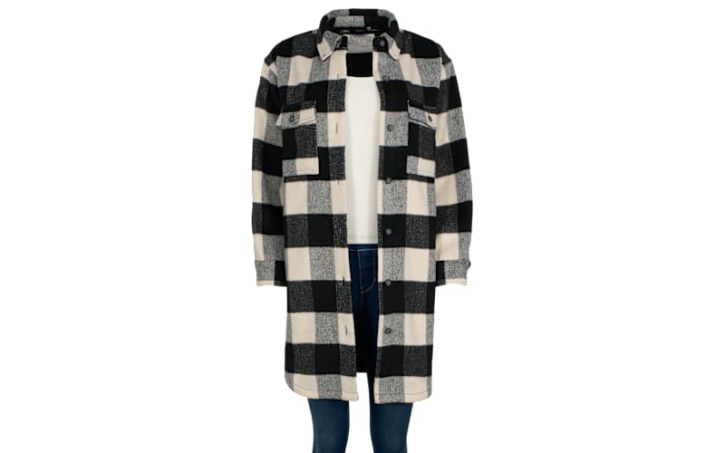 Natural Reflections Buffalo Plaid Long-Sleeve Shirt Jacket | Cabela's