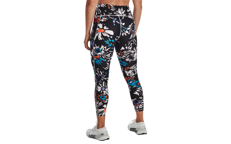 Under Armour HeatGear Armour No-Slip Waistband Printed Ankle Leggings for  Ladies