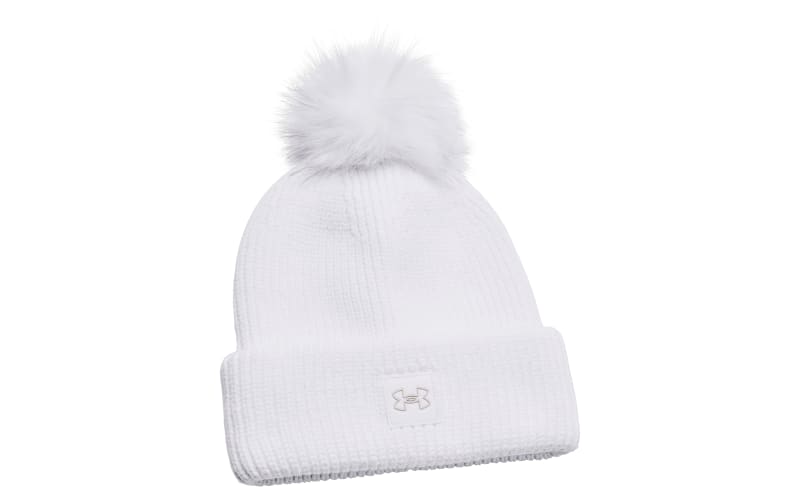 Hats, Under armour ColdGear Infrared Halftime Ribbed Pom Beanie
