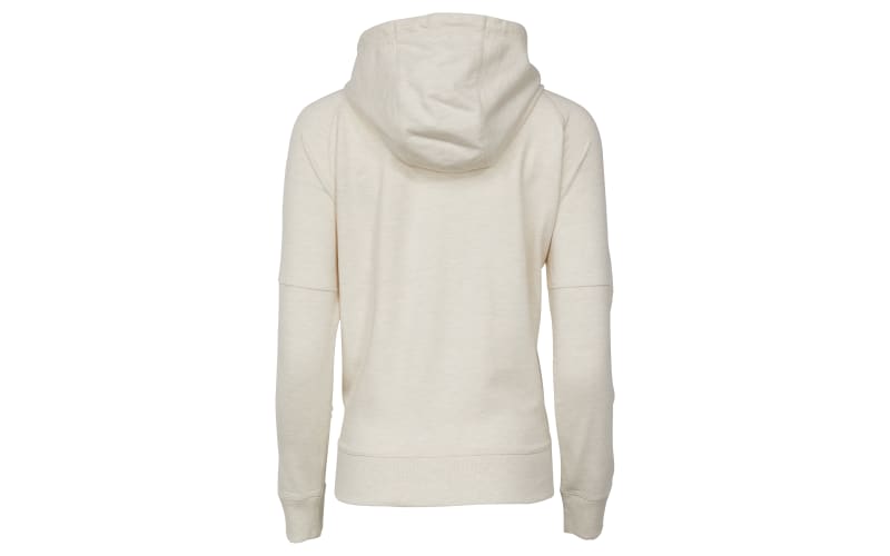 Ladies cross neck hoodie top