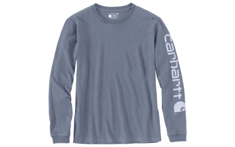 Carhartt Logo Sleeve Graphic Heavyweight Long-Sleeve T-Shirt for Ladies