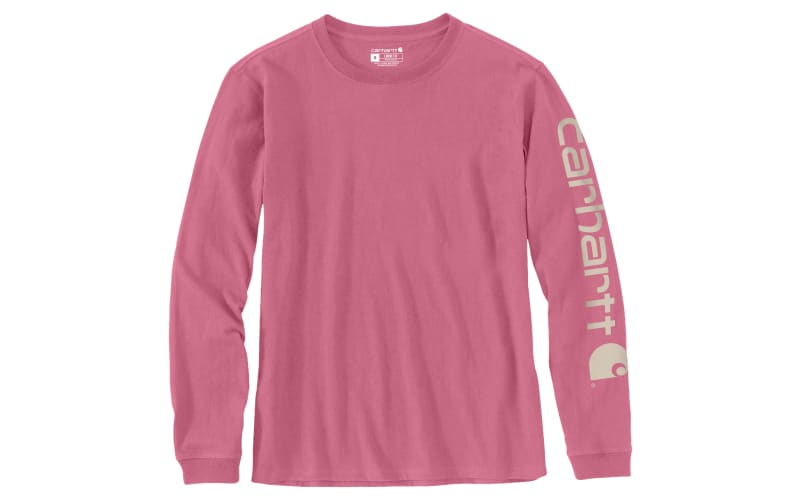 Carhartt Women s Long Sleeve Workwear Logo T Shirt Black