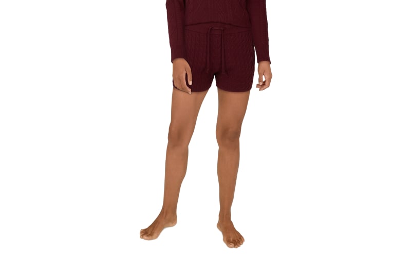 Natural Reflections Cable Sweater Shorts for Ladies