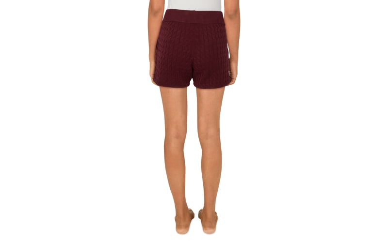 Natural Reflections Cable Sweater Shorts for Ladies