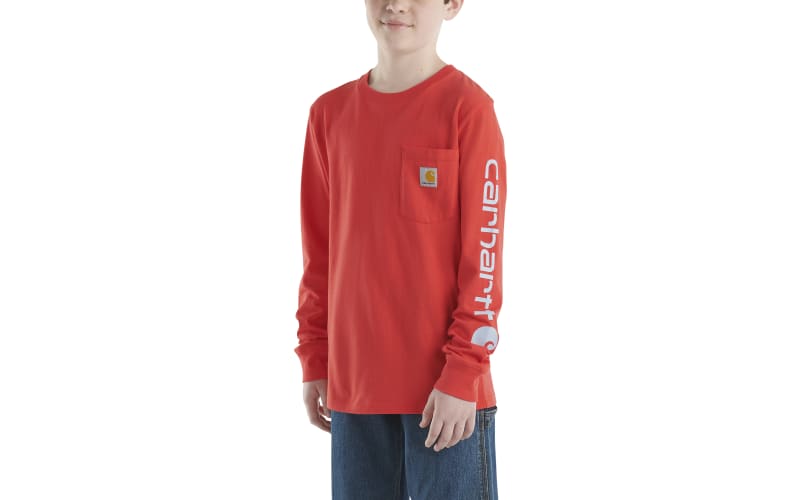 Carhartt Graphic Long Sleeve Pocket T Shirt for Kids Bass Pro Shops