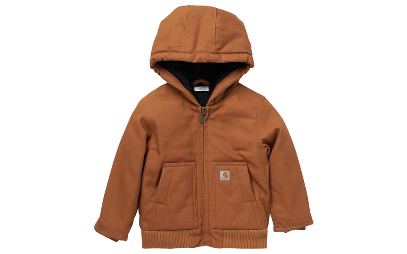 Carhartt Canvas Insulated Hooded Active Jacket for Babies | Bass