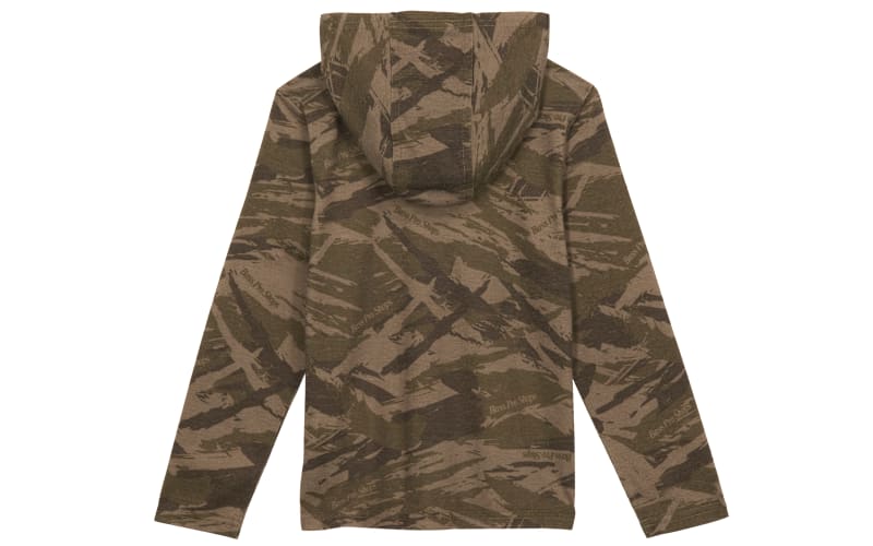 Bass Pro Shops Camo Long-Sleeve Hooded T-Shirt for Toddlers | Bass