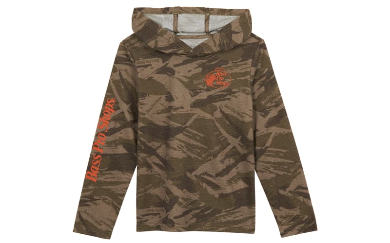 Bass Pro Shops Camo Long-Sleeve Hooded T-Shirt for Toddlers