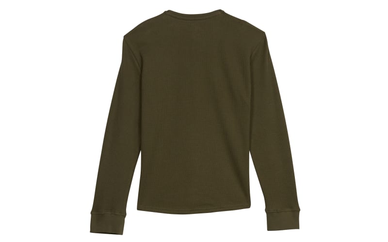 Olive green thermal shirt discount