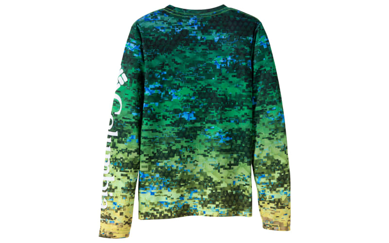 Columbia Super Terminal Tackle PFG Digi Fade Print Long-Sleeve T-Shirt for  Boys