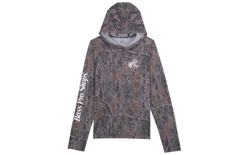 Bass Pro Shops Camo Long-Sleeve Hooded T-Shirt for Kids | Bass Pro