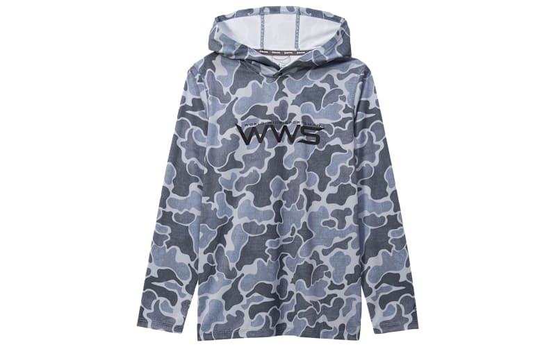World Wide Sportsman Logo 3D Cool Surfcaster Hoodie for Kids