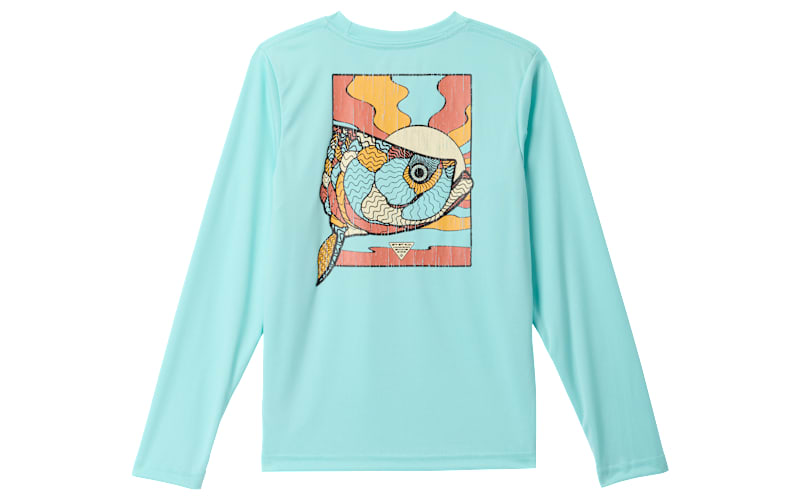 Columbia Men's PFG Terminal Tackle Hooded Long Sleeve Fishing Shirt