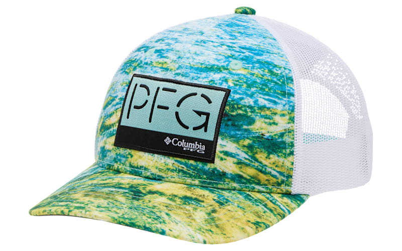 Kids Trucker Hat - Teal and Camo Waffle House Kids Realtree Hat | Xtra Colors Blue main image 3
