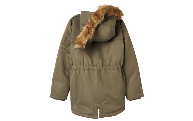 Outdoor Kids Faux Fur Trim Hooded Parka for Toddlers or Kids Cabela s