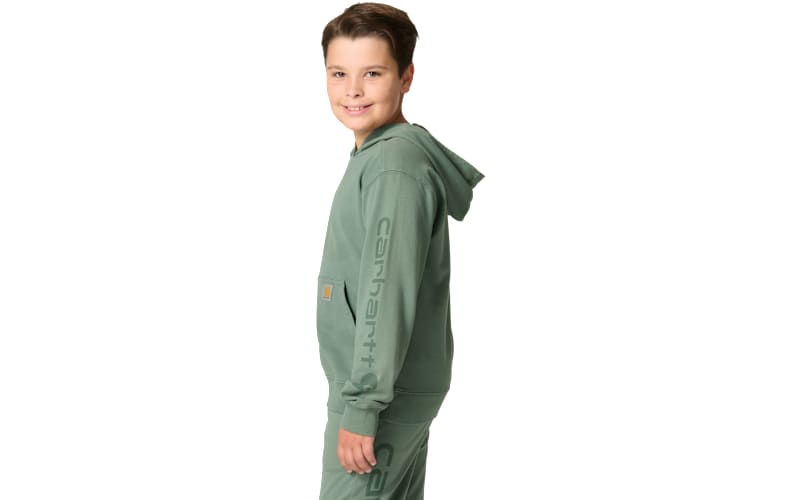 Carhartt French Terry Graphic Sleeve Hoodie for Kids | Bass Pro Shops