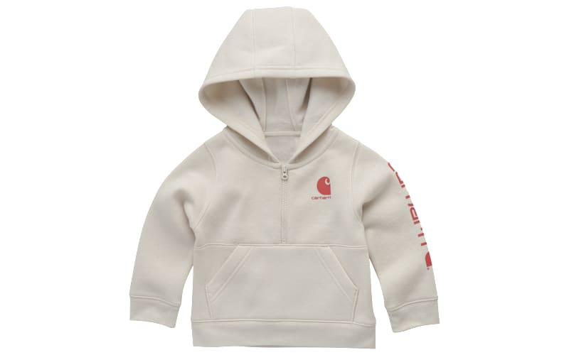 Carhartt Logo Half-Zip Hooded Sweatshirt for Toddlers | Mack's