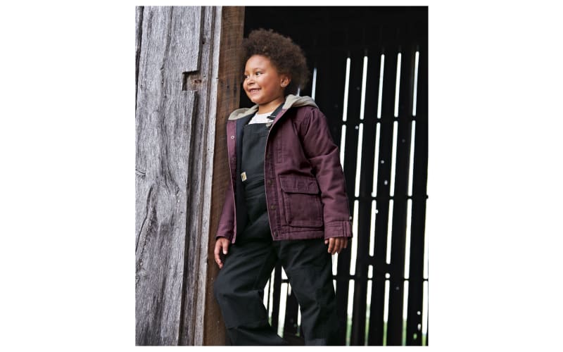 Bass Pro Shops Snap-Front Hooded Work Jacket for Kids