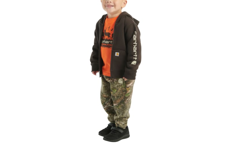 Carhartt Long Sleeve T Shirt Fleece Jacket and Camo Pants Set for Babies or Toddlers Bass Pro Shops