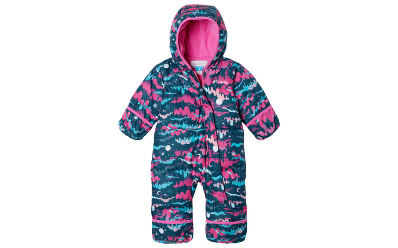 Carhartt Baby Girls' Quick Duck Snowsuit Pink Canvas Bunting Car