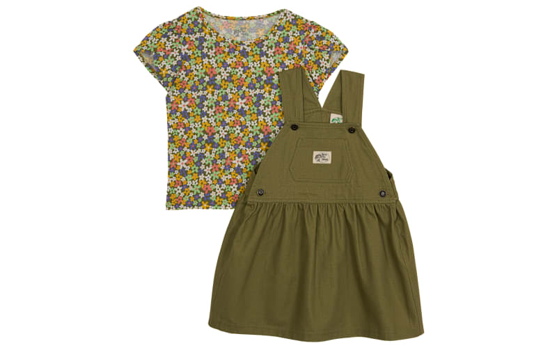 Bass Pro Shops Overall Dress and Shirt Set for Toddlers | Bass Pro Shops