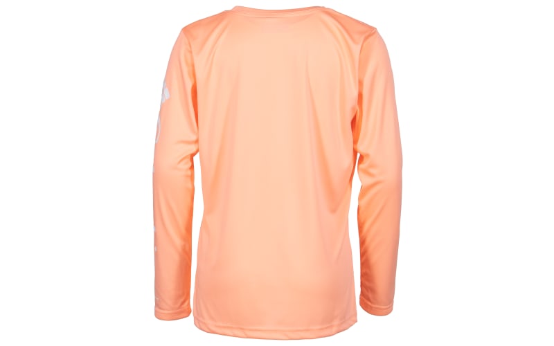 Girls' Columbia Tidal Long Sleeve Shirt, Medium, Tiki Pink