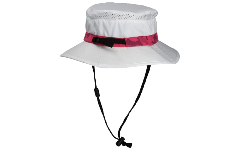 Scala Camo Trim Nylon Hat for Kids