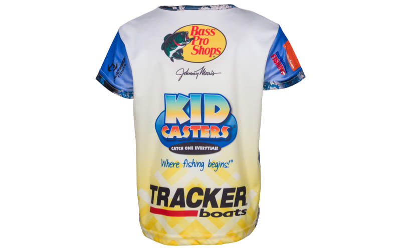 Bass Pro Shops Kid Casters Fishing Short-Sleeve Shirt for Toddlers - Yellow - 3T