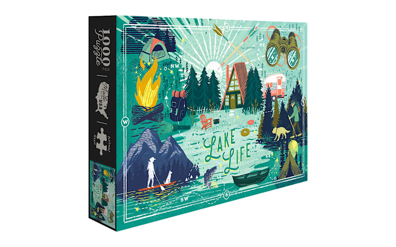 Lantern Press® Lake Life 1,000-Piece Jigsaw Puzzle | Bass Pro