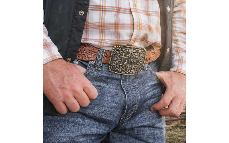 Montana Silversmiths Surrounded by Faith Belt Buckle | Cabela's