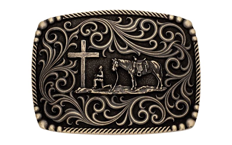 Montana Silversmiths Surrounded by Faith Belt Buckle | Cabela's