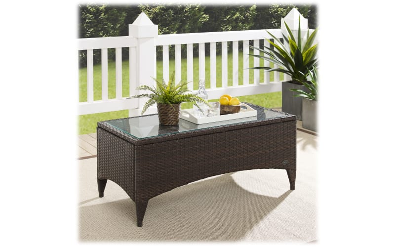 Crosley Kiawah Outdoor Wicker Coffee Table Cabela s
