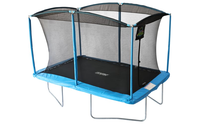 Moxie Rectangular Outdoor Trampoline Set with Premium Safety Enclosure Cabela s