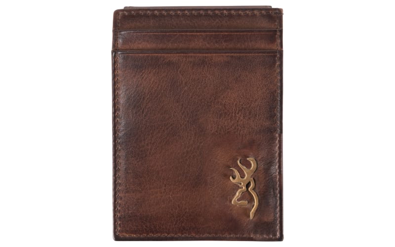 Browning Brass Buck Leather Card Master Wallet | Cabela's