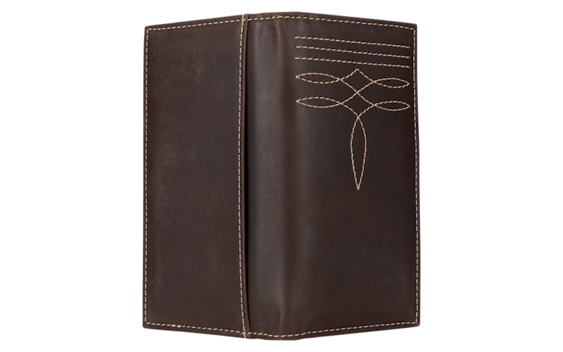 Wrangler Leather Boot-Stitch Rodeo Wallet | Bass Pro Shops Canada