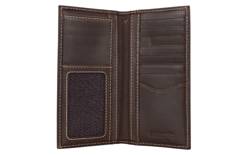 Wrangler Leather Boot-Stitch Rodeo Wallet | Bass Pro Shops Canada