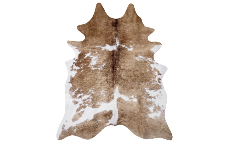 Carstens, Inc. Faux Cowhide Black & White Brindle Rug | Bass Pro Shops