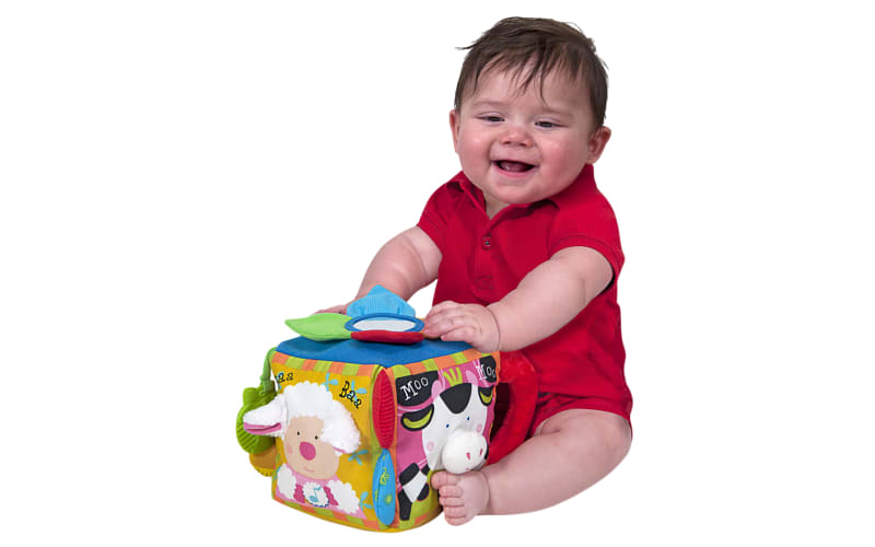 Melissa Doug Musical Farmyard Cube for Babies and Toddlers