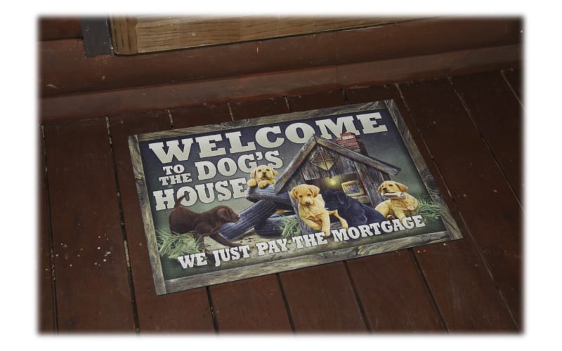 Bass Pro Shops Dogs Welcome People Tolerated Welcome Mat