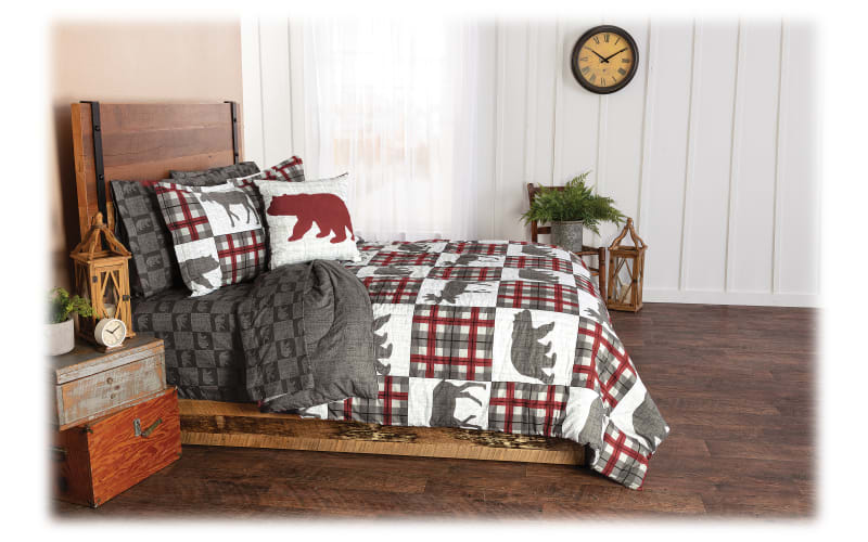 White River Home Alaskan Wildlife Collection Complete Bed Set