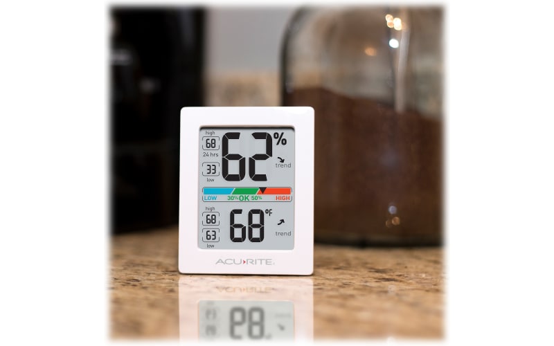 Acurite 01083 indoor shop thermometer & hygrometer