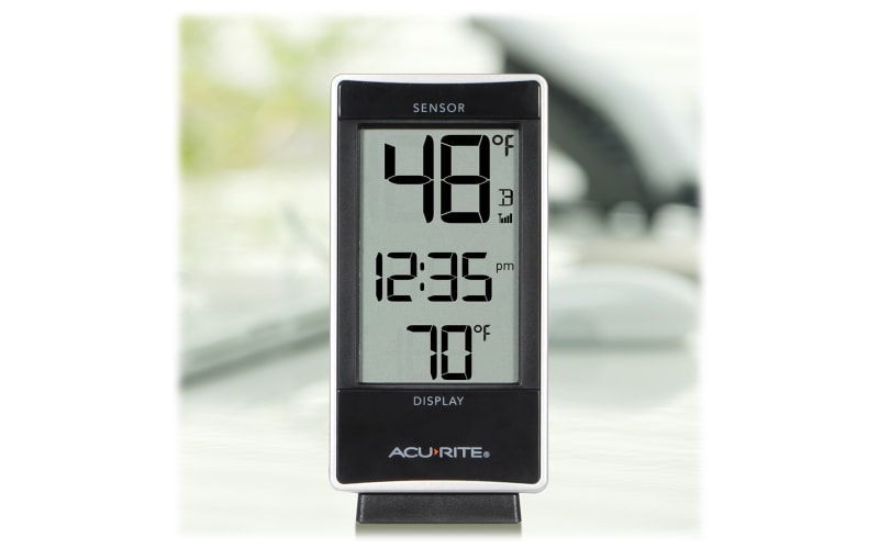 Easy-To-Read Weather-Resistant Outdoor Digital Window Thermometer