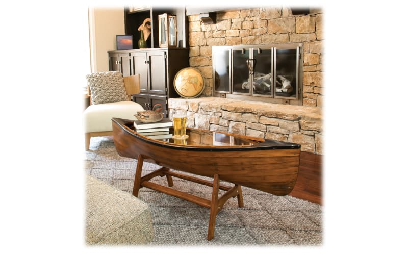 Canoe coffee table deals