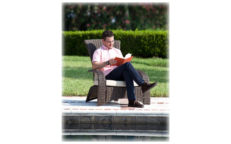 Patio sense coconino best sale wicker deluxe chair