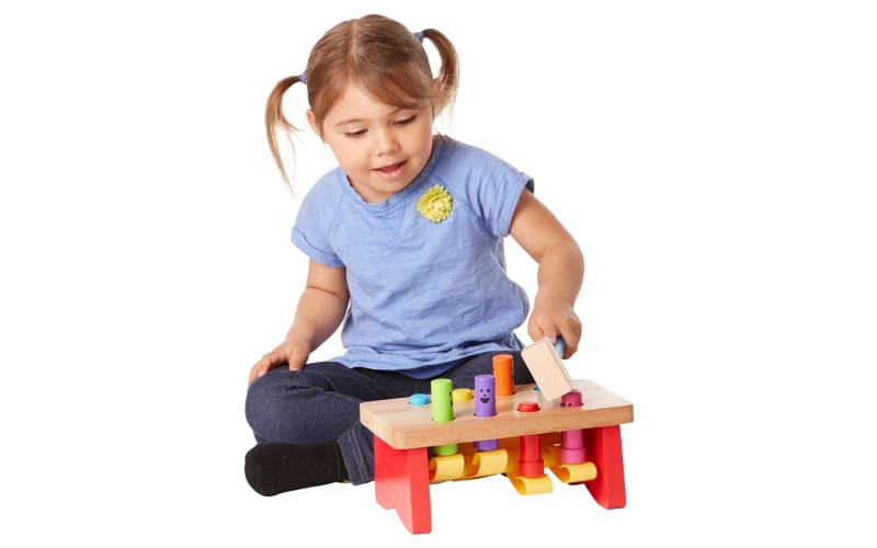Melissa Doug Deluxe Pounding Bench Toy for Toddlers Bass Pro Shops