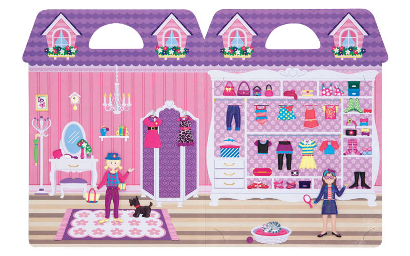 Melissa & Doug Puffy Sticker Dress - Up Play Set