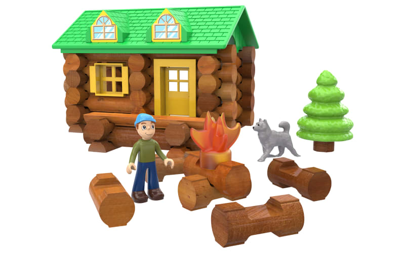 K NEX Lincoln Logs On The Trail Construction Toy Set Bass Pro Shops