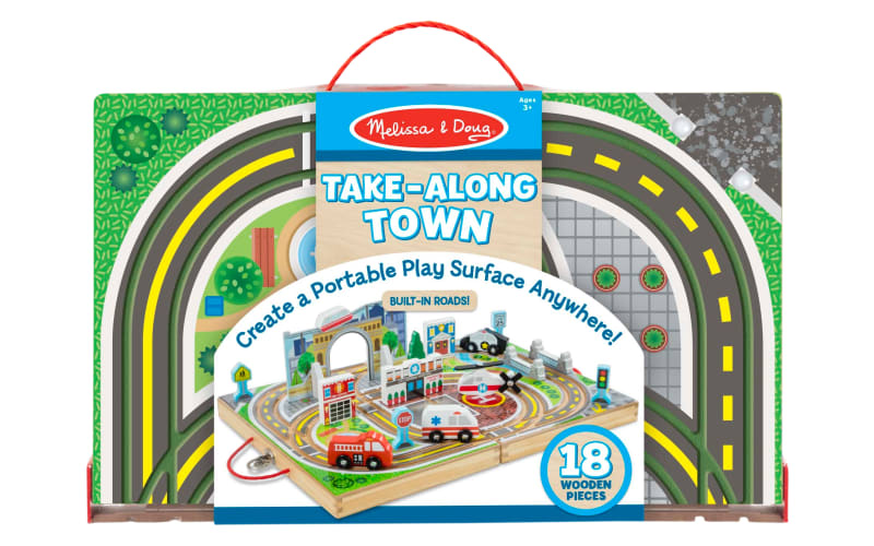 Melissa and doug hotsell town play set